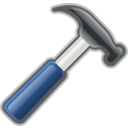 download Hammer clipart image with 0 hue color