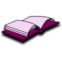 download Book Icon clipart image with 270 hue color