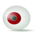 download Eyeball Blue Realistic clipart image with 135 hue color