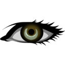 download Brown Eye clipart image with 0 hue color
