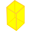 download Yellow Transparent Cube clipart image with 0 hue color