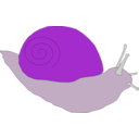 download Snail1 clipart image with 270 hue color