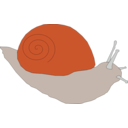 download Snail1 clipart image with 0 hue color