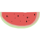 download Watermelon2 clipart image with 0 hue color