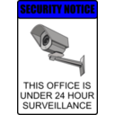 download Security Notice clipart image with 180 hue color