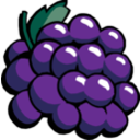 download Grapes clipart image with 0 hue color