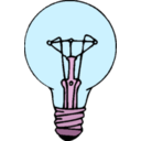 download Lightbulb clipart image with 135 hue color