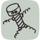 download Screw Man clipart image with 45 hue color