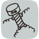download Screw Man clipart image with 90 hue color