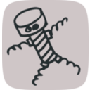 download Screw Man clipart image with 270 hue color