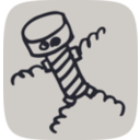 download Screw Man clipart image with 315 hue color
