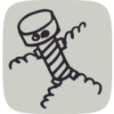 download Screw Man clipart image with 0 hue color