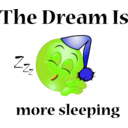 download More Sleeping Dream Smiley Emoticon clipart image with 45 hue color