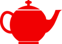 Jubilee Tea Pot Red