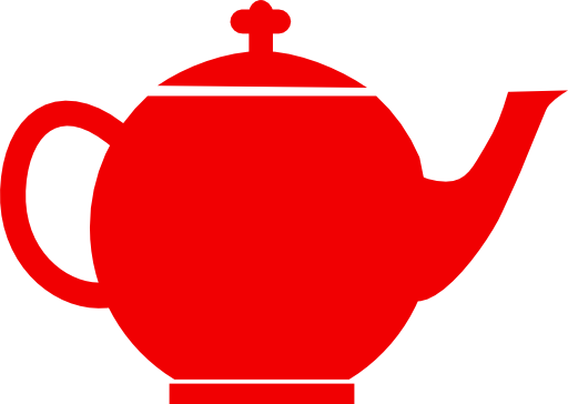 Jubilee Tea Pot Red