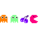 download Pacman Square clipart image with 270 hue color