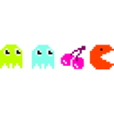 download Pacman Square clipart image with 315 hue color