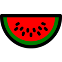 download Watermelon Icon clipart image with 0 hue color