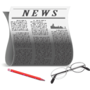 download Newspaper clipart image with 315 hue color