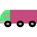 download Truck Vector clipart image with 135 hue color