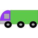 download Truck Vector clipart image with 270 hue color