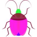 download Insect clipart image with 270 hue color