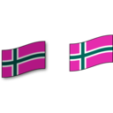 download Clickable Norway Flag clipart image with 315 hue color