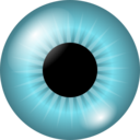 download Iris And Pupil clipart image with 0 hue color