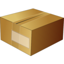 download Simple Cardboard Box clipart image with 0 hue color