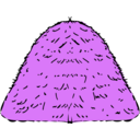download Haystack clipart image with 225 hue color