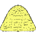 download Haystack clipart image with 0 hue color