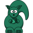 download Cartoon Squirrel clipart image with 135 hue color