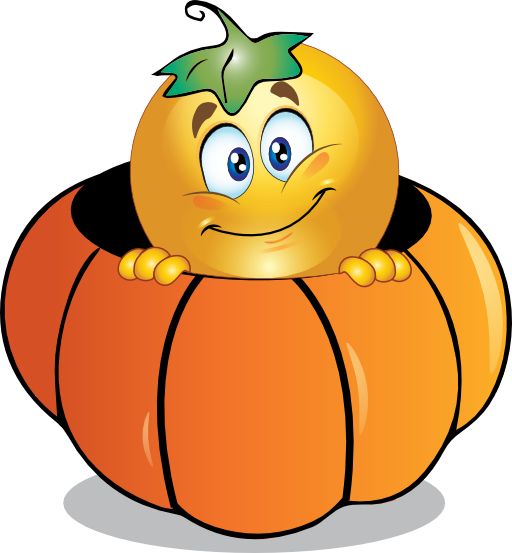 Pumpkin Smiley Emoticon