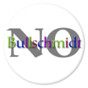 download No Bullschmidt Button clipart image with 225 hue color