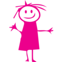 download Funny Girl clipart image with 0 hue color