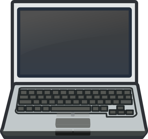 White Laptop Notebook Netbook