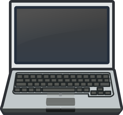 White Laptop Notebook Netbook Clipart I2clipart Royalty Free Public Domain Clipart