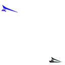 download Delta Plane clipart image with 180 hue color