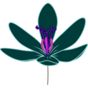 download Crocus Blossom clipart image with 270 hue color