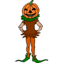 download Pumpkin Boy Color Version clipart image with 0 hue color