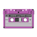 download Audio Cassette clipart image with 90 hue color