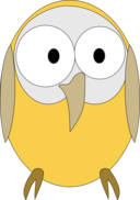 Staring Yellow Owl