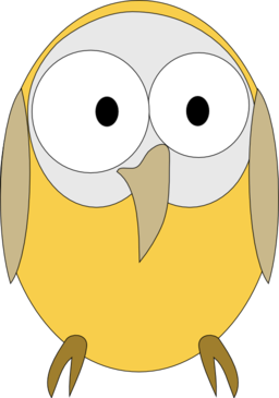 Staring Yellow Owl