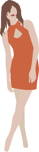 Girl In Simple Dress
