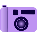 download Camera clipart image with 225 hue color