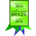 download Brazil 2014 2016 Medal clipart image with 45 hue color