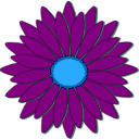 download Fiore clipart image with 180 hue color