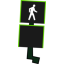 download Crosswalk Signal clipart image with 45 hue color