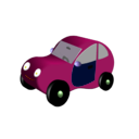 download Magenta Car clipart image with 45 hue color