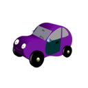 download Magenta Car clipart image with 0 hue color